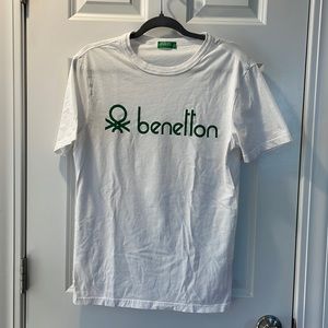 Benetton T-shirt (size small) White